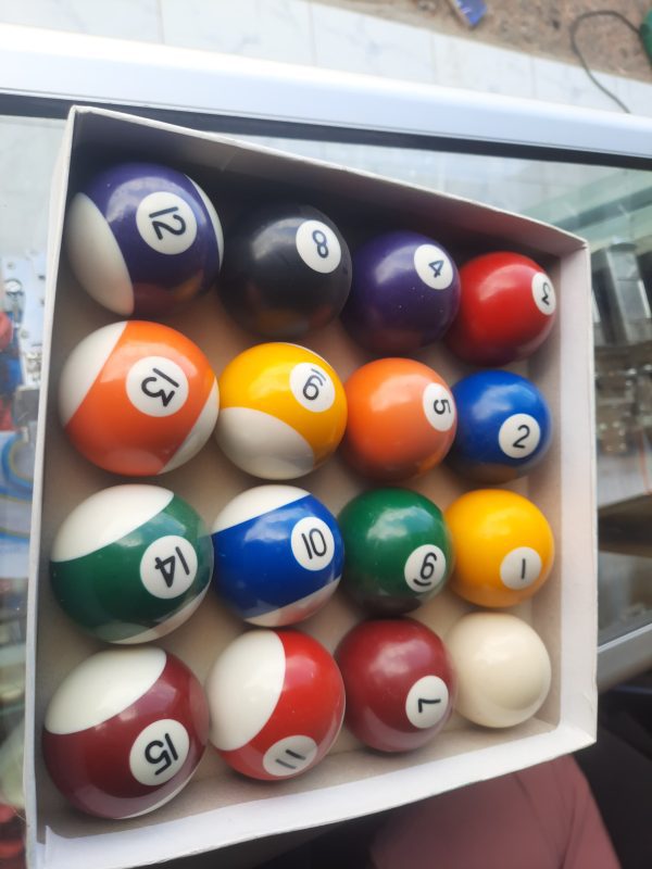 Numbered Pool Balls Set
